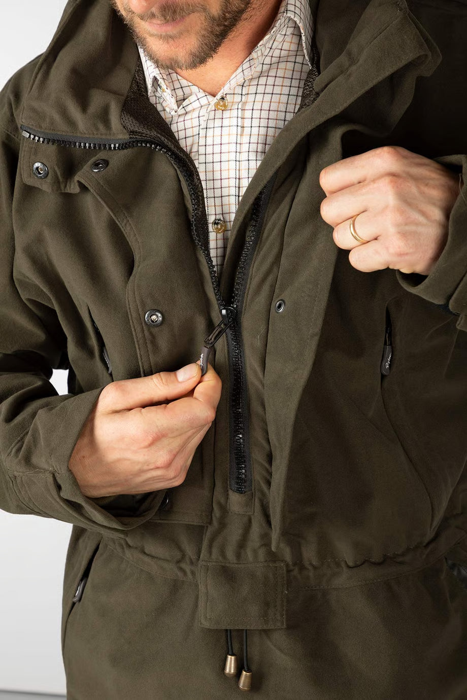 Rydale Men's Long Performance Shooting Smock - Danby, Waterproof, 2 Colours