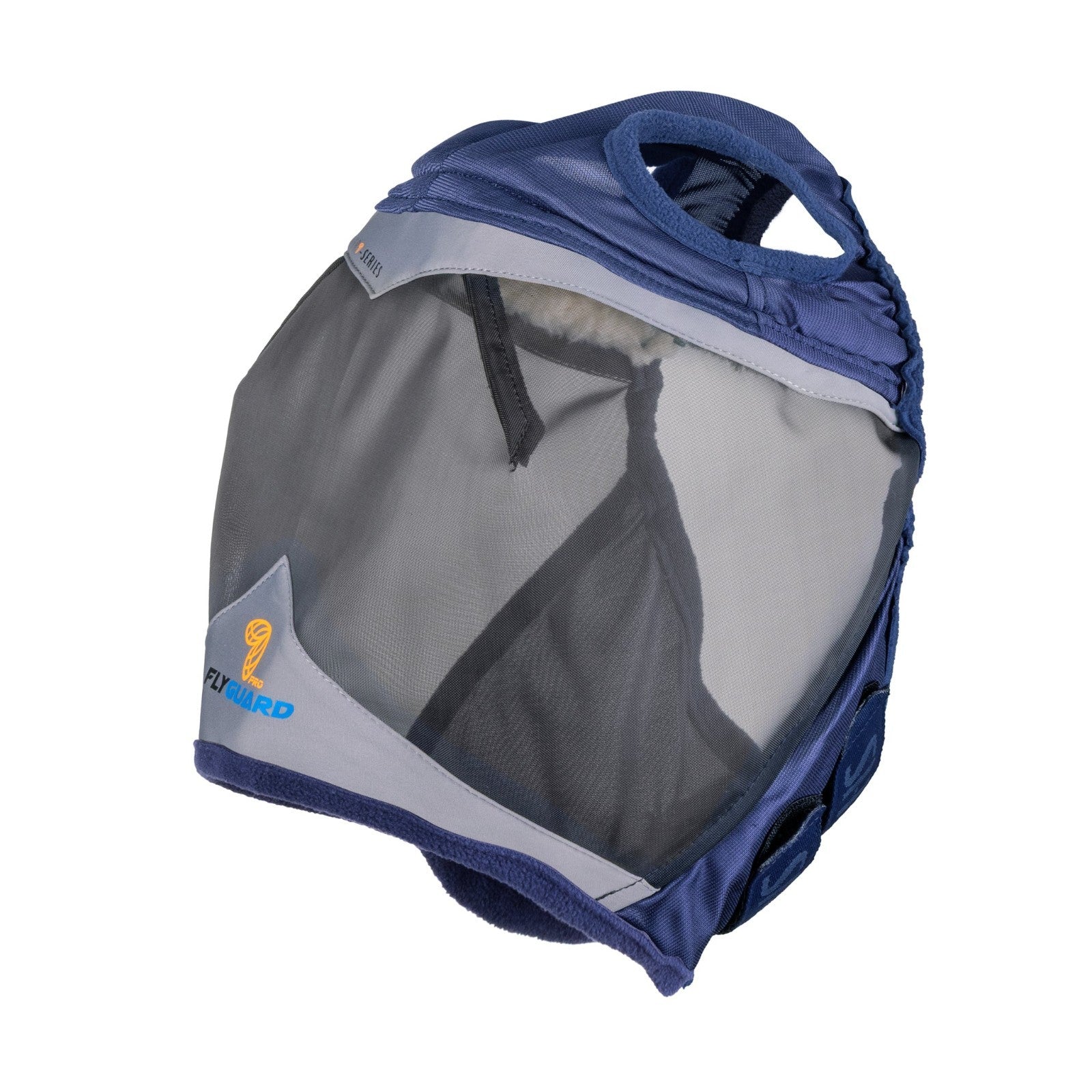 Picture of Shires Flyguard Fine Mesh Fly Mask with Ear Holes 5 Sizes, UV Protect, 2 Colours