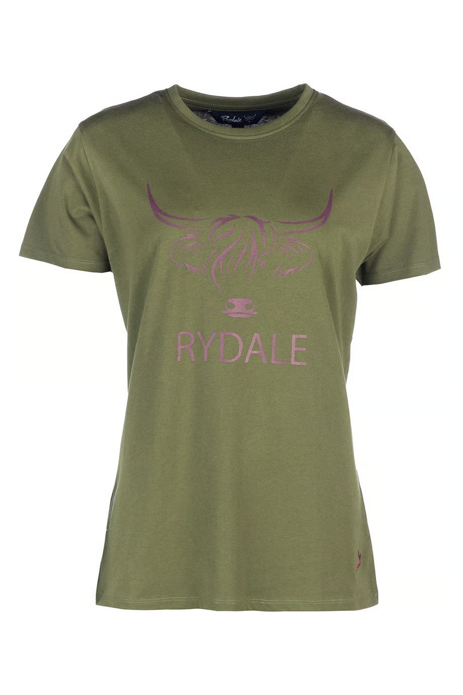 Picture of Rydale Ladies Highland Cow T-Shirt - Kirby, 3 Colours.