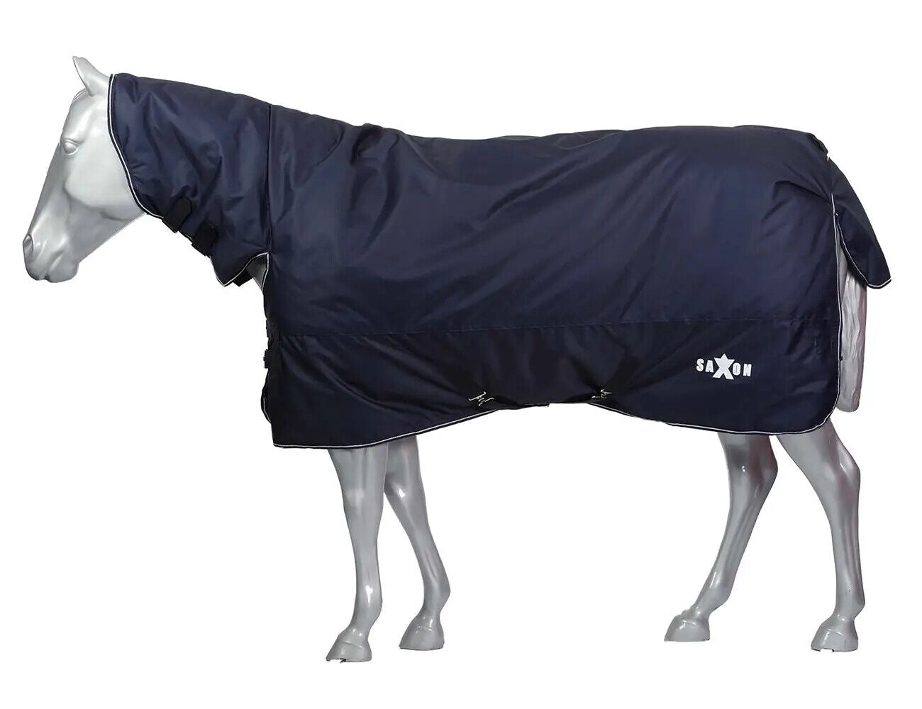 Picture of Saxon Defiant 300g Combo Full Neck Horse Turnout Rug,  Heavyweight, 2 Colours.