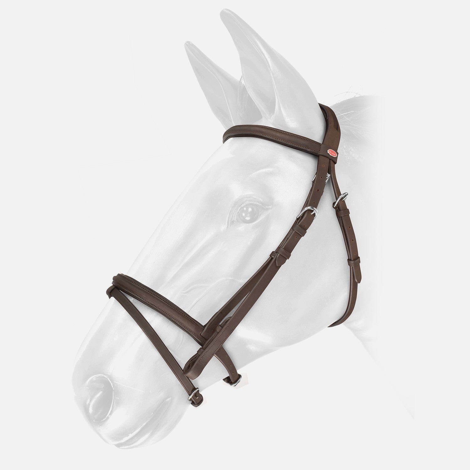 Picture of Whitaker Ready to Ride Leather Flash Snaffle Bridle  , 2 Colours, 4 Sizes
