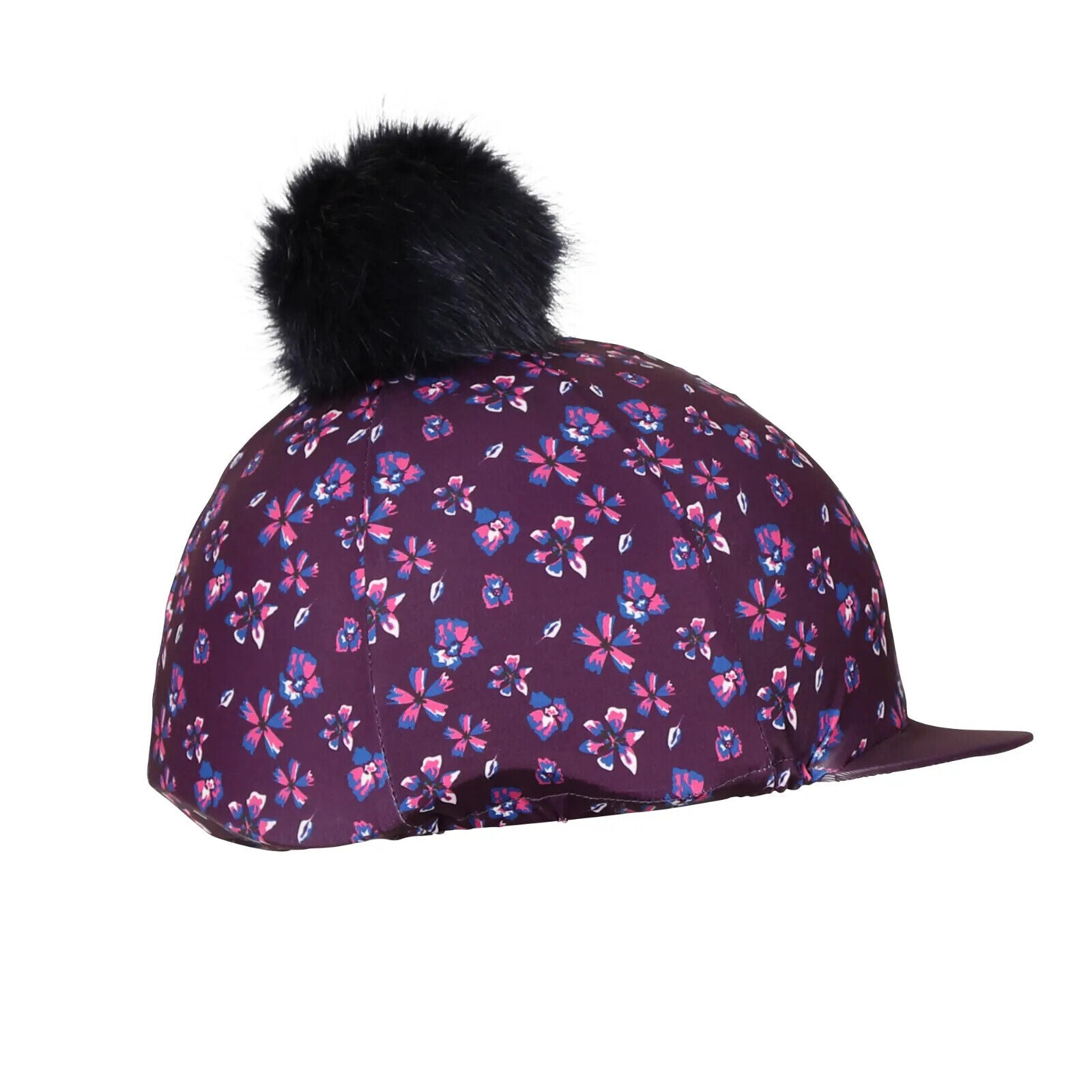 Picture of Shires Aubrion Hyde Park Skull Hat Silk Cover, Young Rider, 2 Colours, One size.