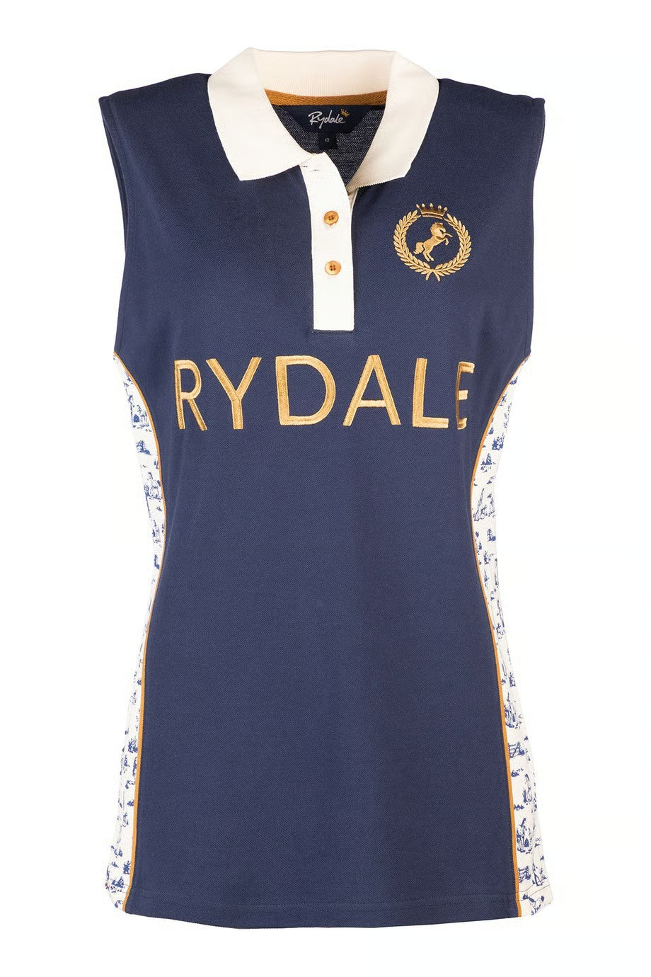 Picture of Rydale Ladies Sleeveless Equestrian Polo Shirt ,  4 Colour Options