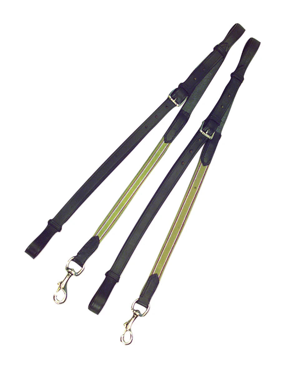 Picture of Weatherbeeta Kincade Leather/Elastic Side Reins