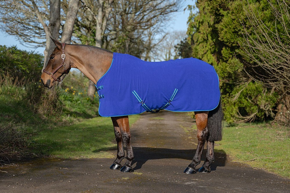 Picture of Rhinegold Fleece Backed Terry Towelling Rug, 5'0"-7'3"