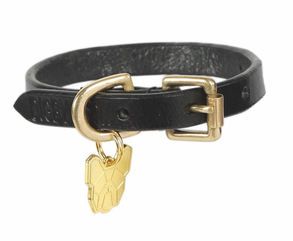Picture of Shires Digby & Fox Flat Leather Dog Collar, 8 Sizes, 3 Colours