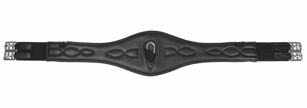 Picture of Rhinegold Pro-Contoured Leather Girth,  Black or Havana 38-56"