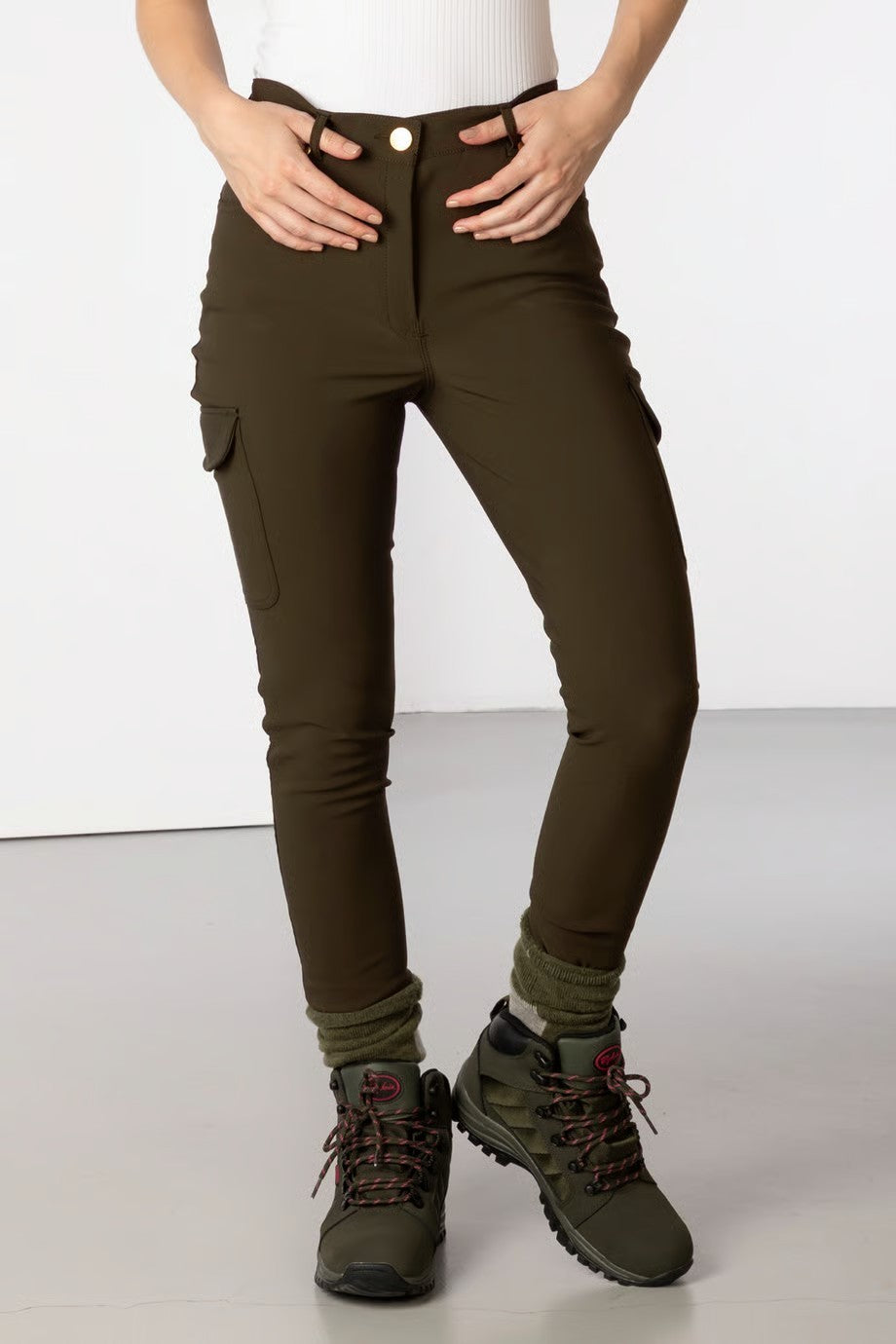 Picture of Rydale Ladies Walking Trousers With Pocket - Aike II, 5 Colour Options