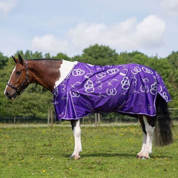 Picture of Gallop Trojan 0g 'Bits of Luck' Lightweight Outdoor Horse Turnout Rug 600 Denier