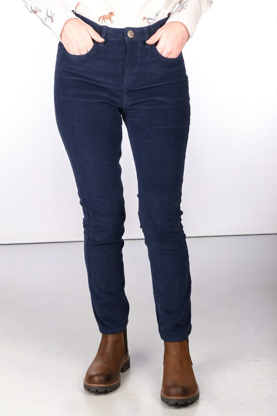Picture of Rydale Ladies Straight Leg Corduroy Trousers - Ella,  3 Colour Options