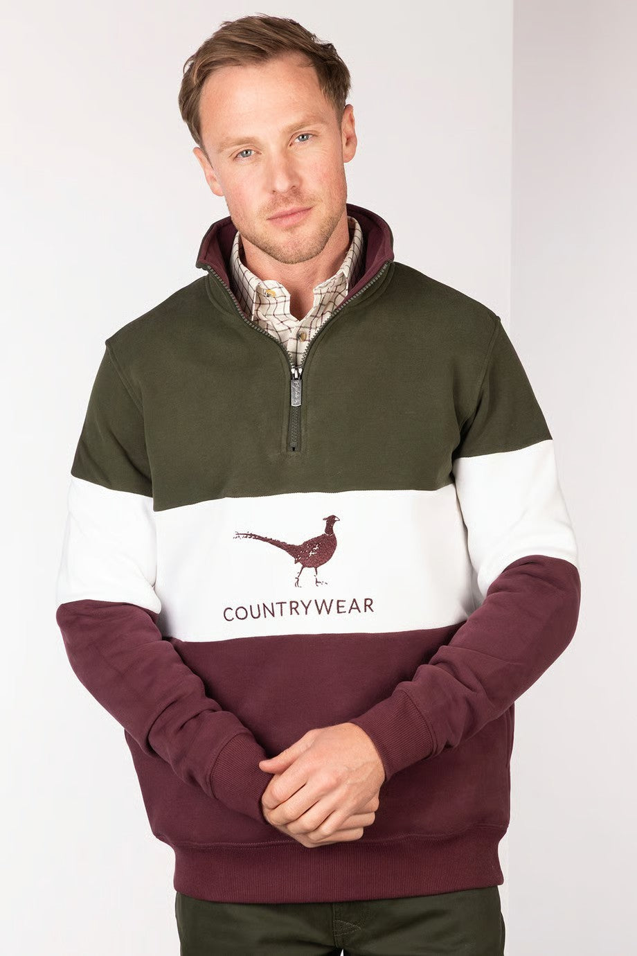 Picture of Rydale Men's Sweatshirt - Byland - Pheasant - 5 Colour Options
