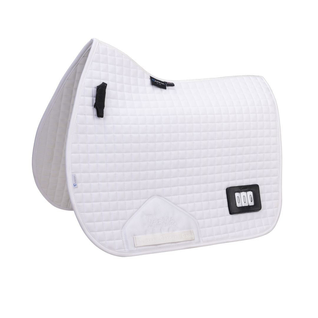Picture of Shires ARMA Numbered Saddlecloth,  2 Sizes, White,
