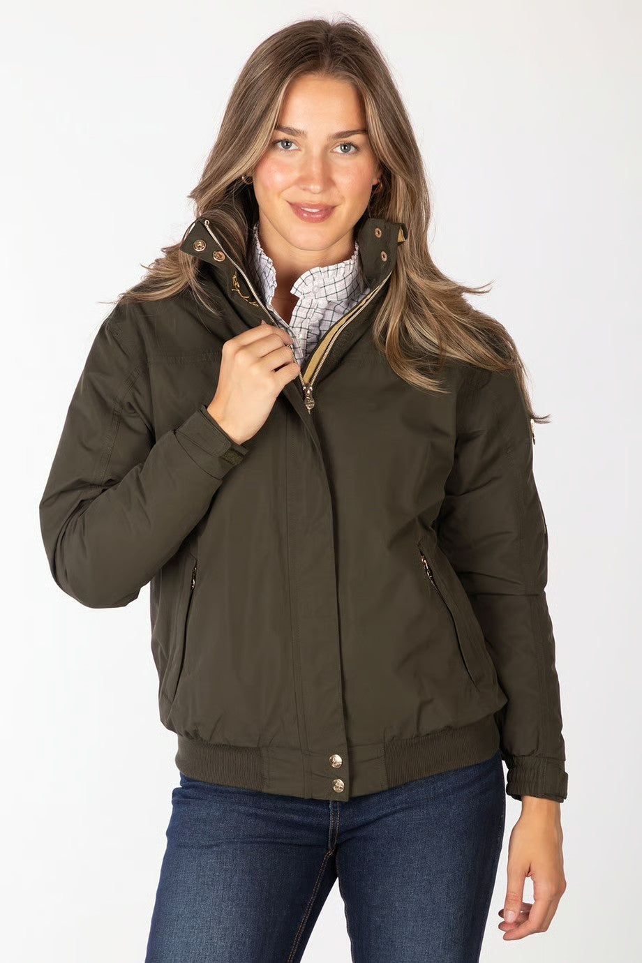 Picture of Rydale Ladies Waterproof Equestrian Bomber Jacket - Ripon IV,   6 Colours