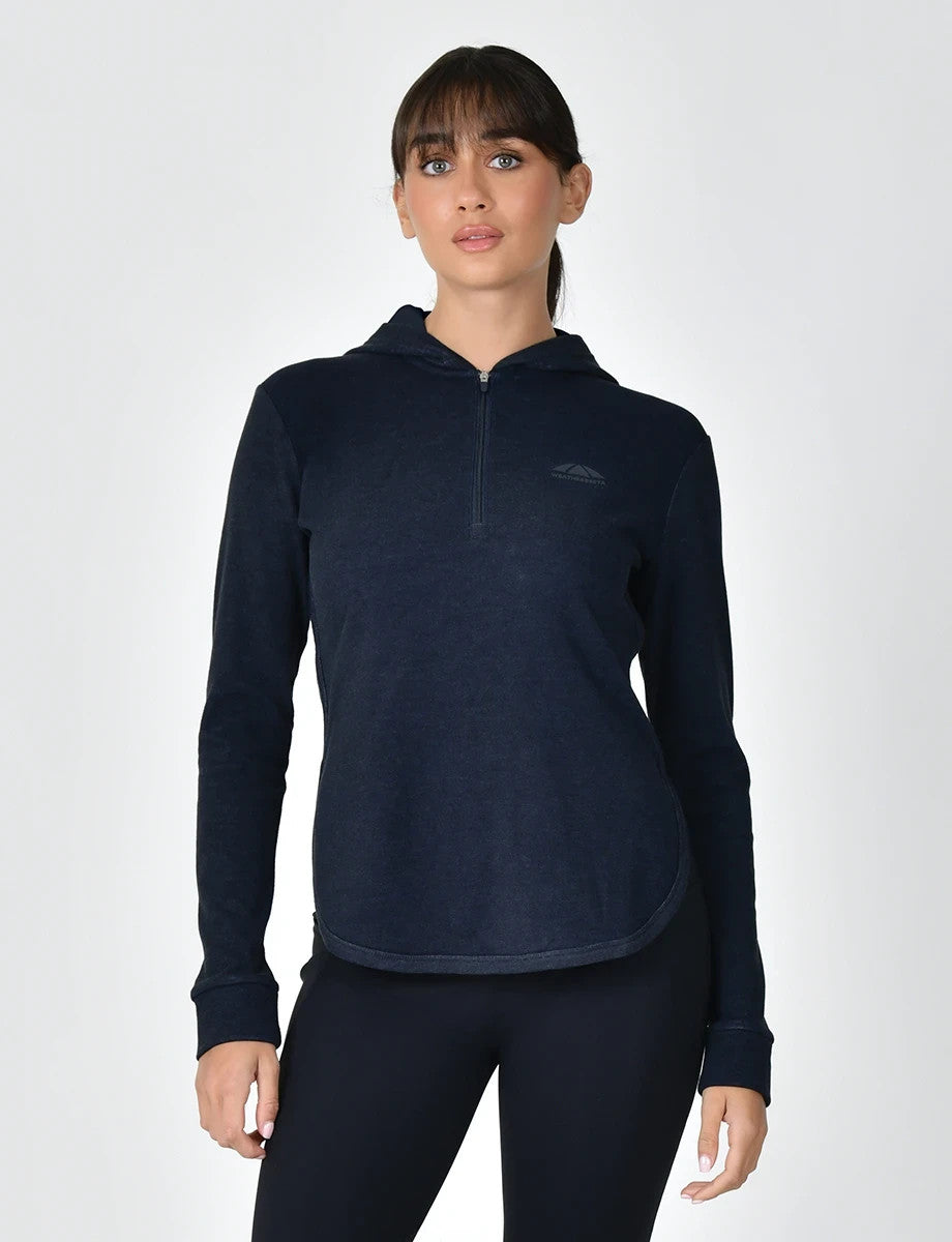 Picture of Weatherbeeta Ladies London Layer Long Sleeve Top With Hood