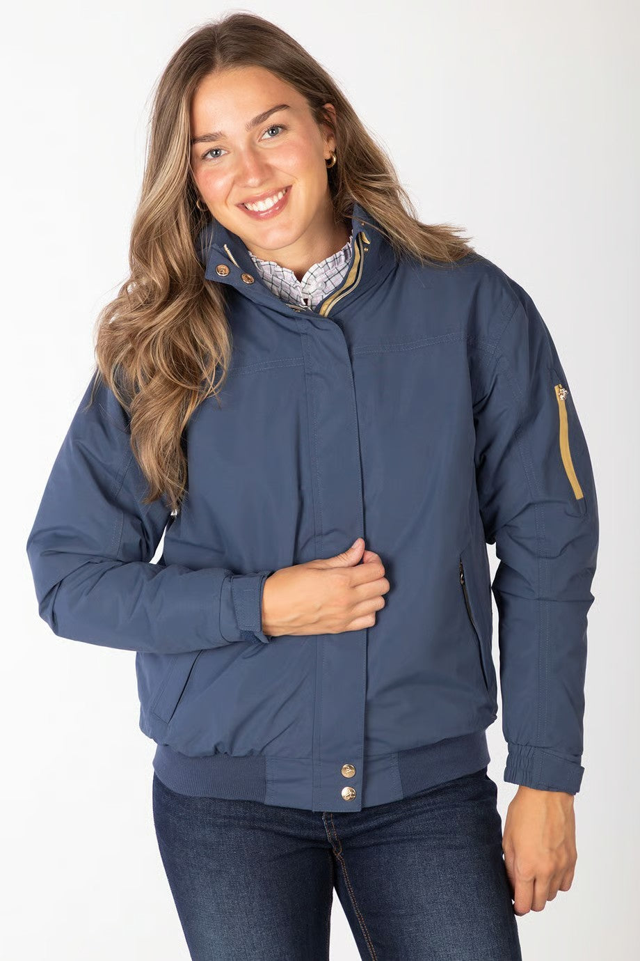 Picture of Rydale Ladies Waterproof Equestrian Bomber Jacket - Ripon IV,   6 Colours