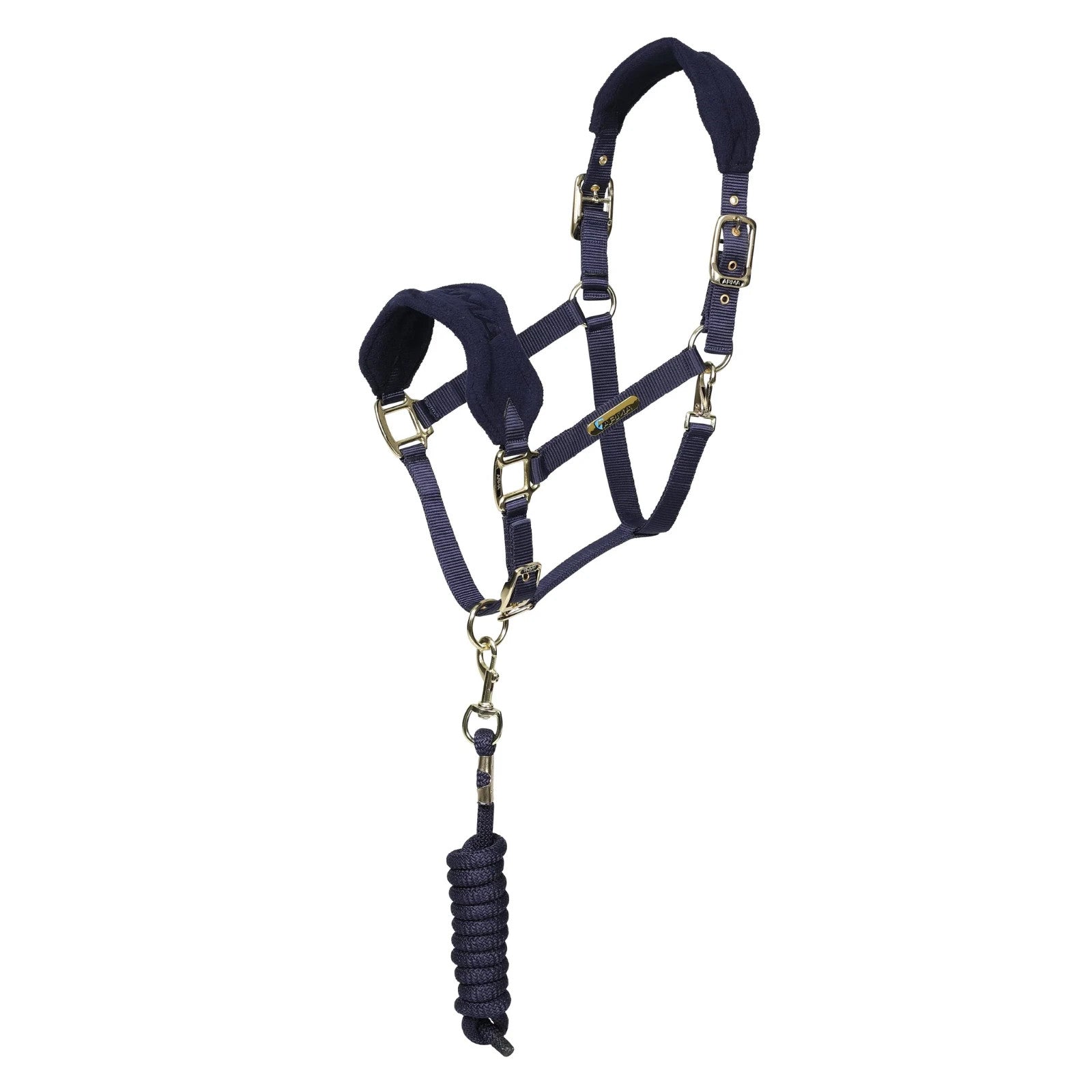 Picture of Shires ARMA Fleece Headcollar & Lead Rope, 3 Colours, 4 Sizes
