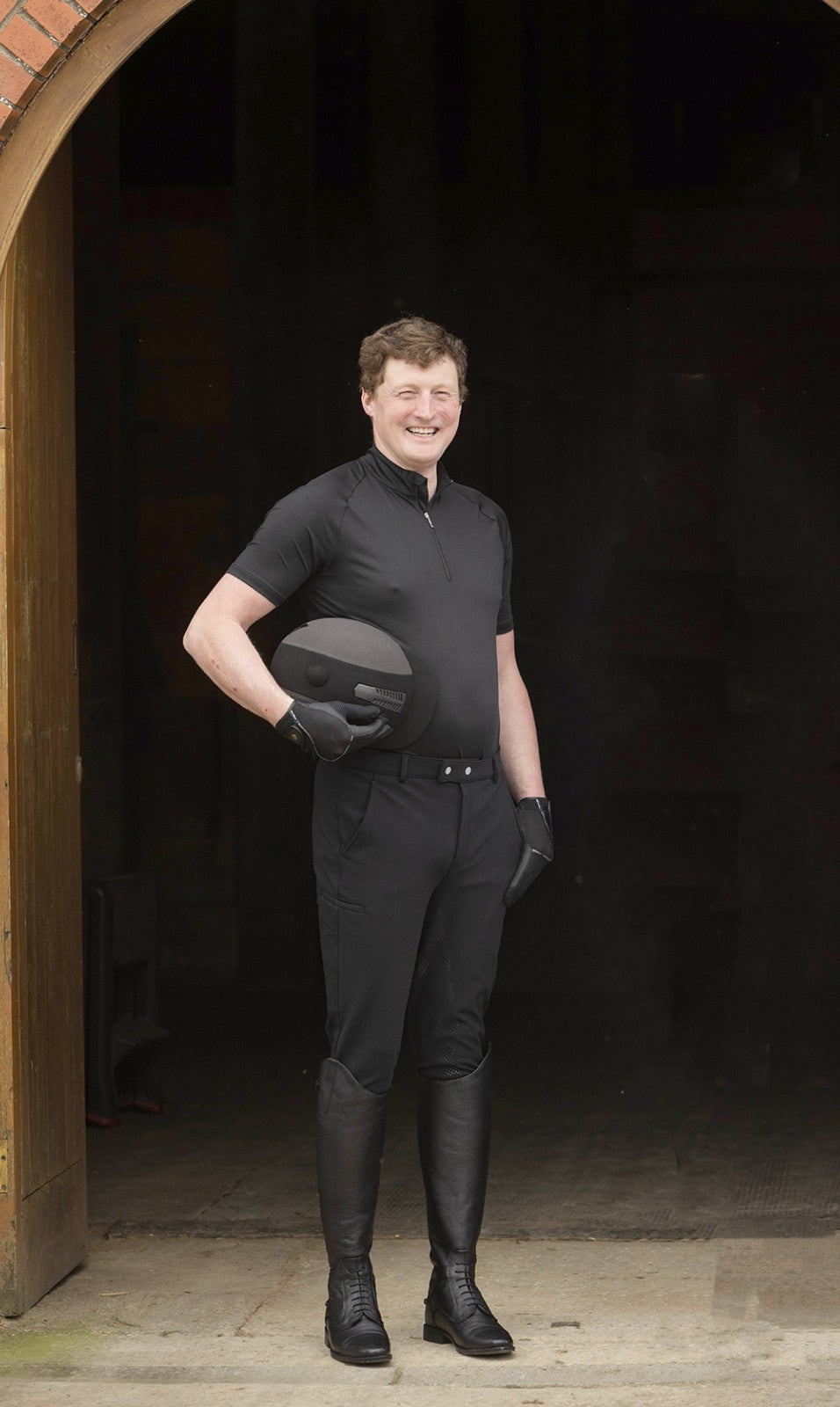 Picture of Rhinegold Mens Alaska Waterproof Thermal Lined Breeches,  Black, 30"-38"