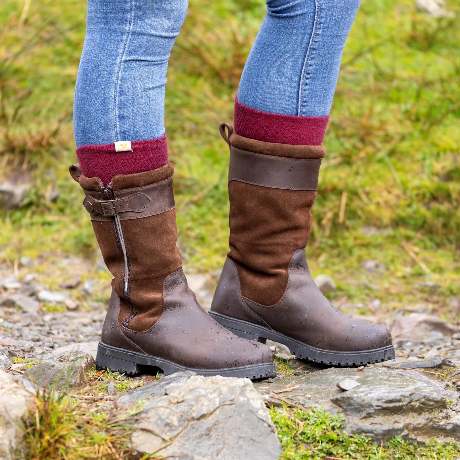 Picture of Shires Moretta Savona Country Boots , Waterproof, Country/Yard Boots, Brown