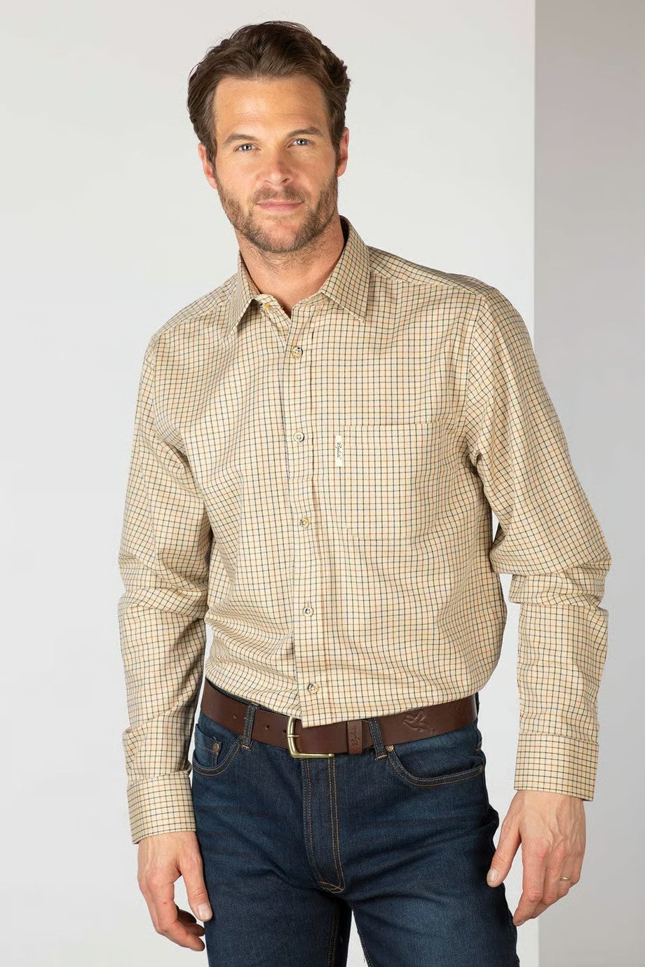 Picture of Rydale Men's Checked Long Sleeved Shirts - Poacher.
