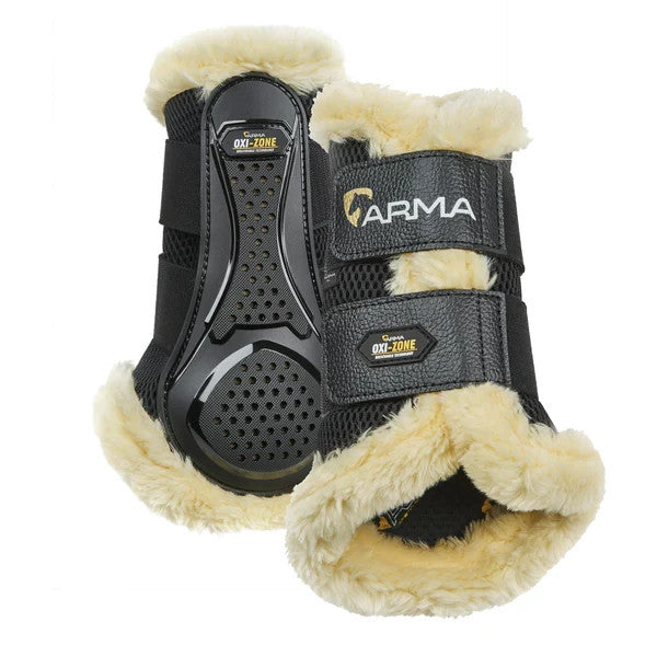 Picture of Shires ARMA OXI-ZONE SupaFleece Brushing Boot,  Black  ,  Cob/Full/X.Full