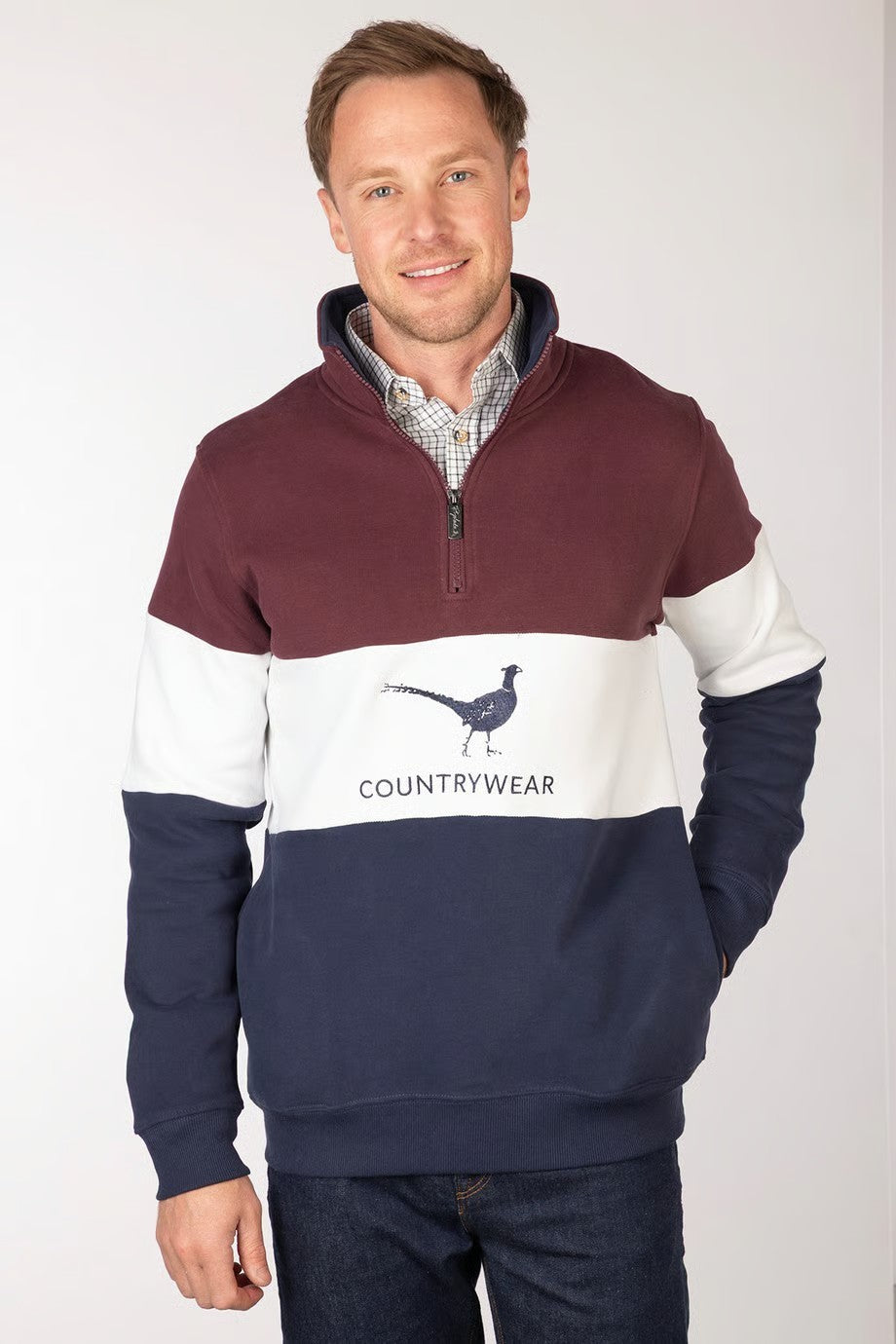 Picture of Rydale Men's Sweatshirt - Byland - Pheasant - 5 Colour Options
