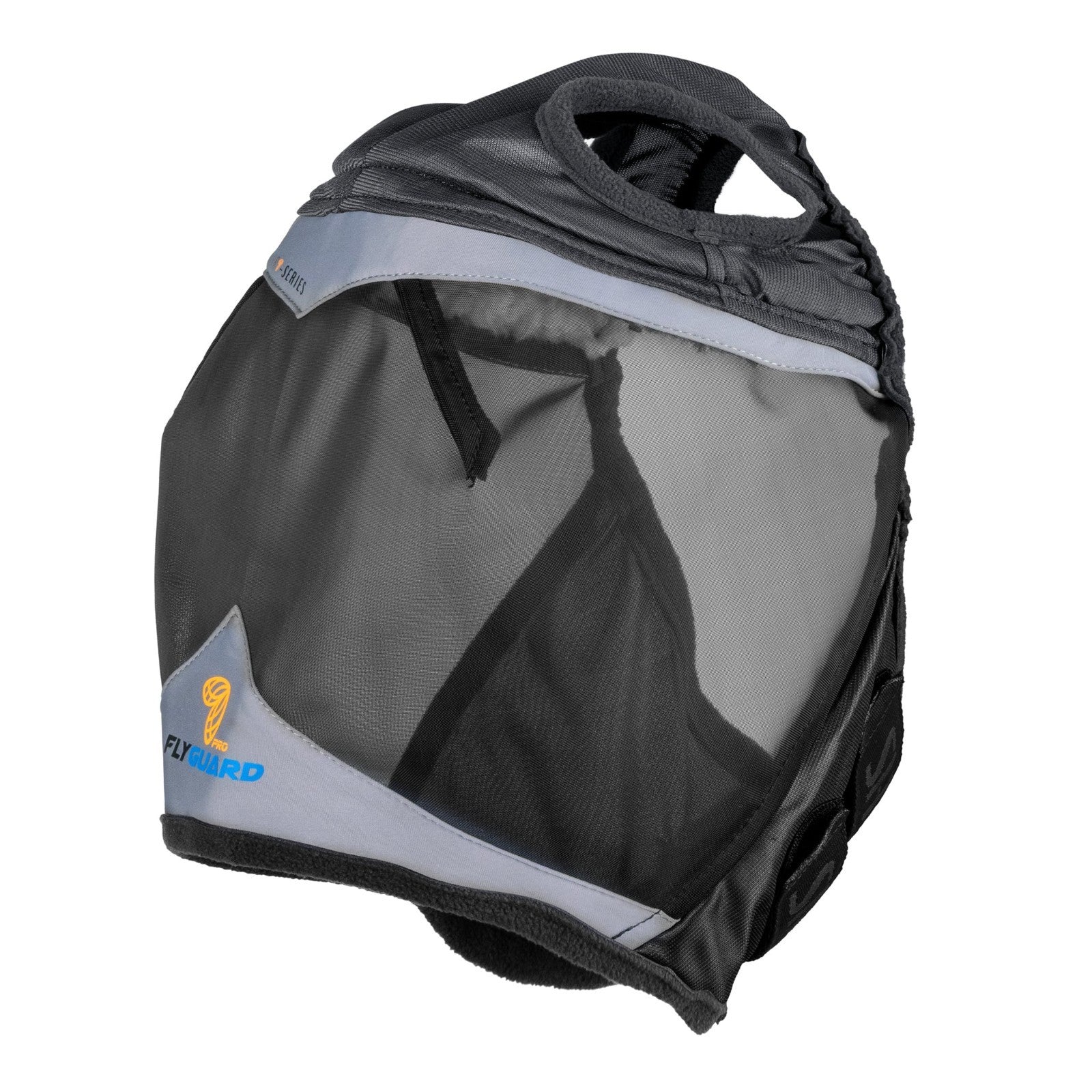 Picture of Shires Flyguard Fine Mesh Fly Mask with Ear Holes 5 Sizes, UV Protect, 2 Colours