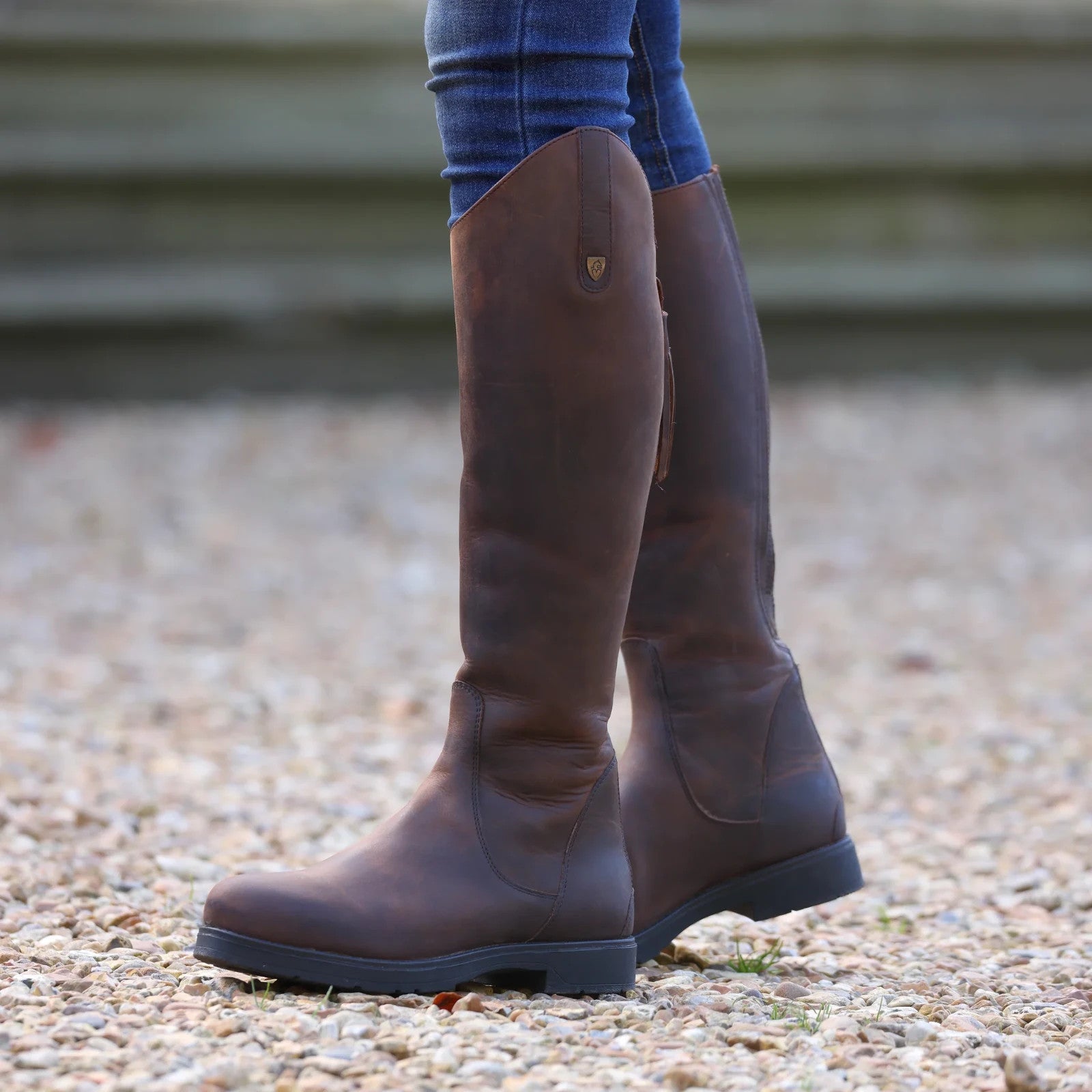 Picture of Shires Moretta Renata Long Country/Riding Boots,  Waterproof Foot, Zip Fasten