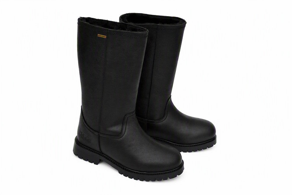 Picture of Rhinegold Witney Waterproof Spanish Leather Mid Calf Boots, Black/Brown, Adults