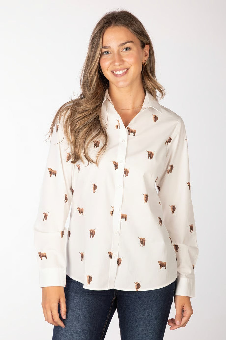 Picture of Rydale Ladies Printed Shirt - Wistow II - Huggate, 6 Colour Options