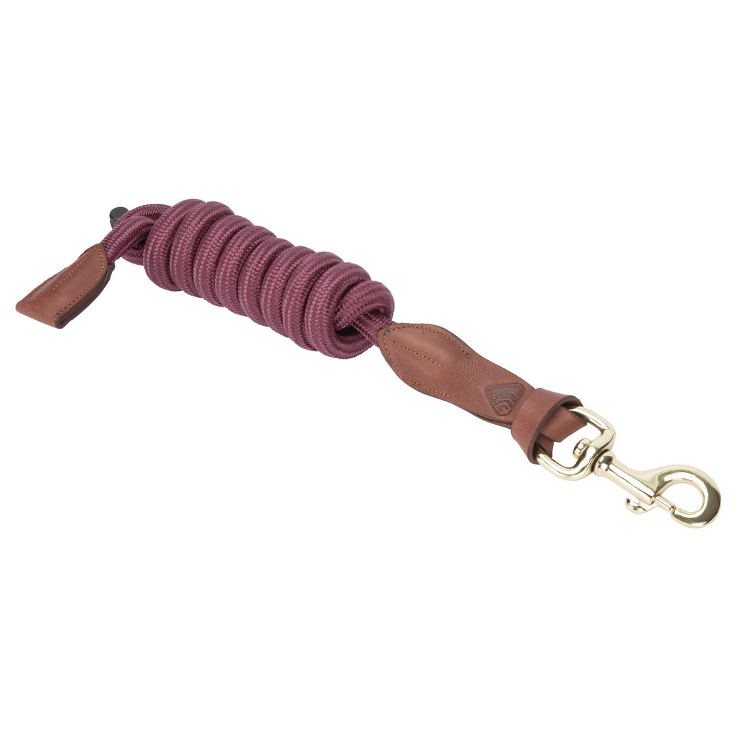 Picture of Shires Velociti Lusso Leather Lead Rope,  5 Colours, 2M long