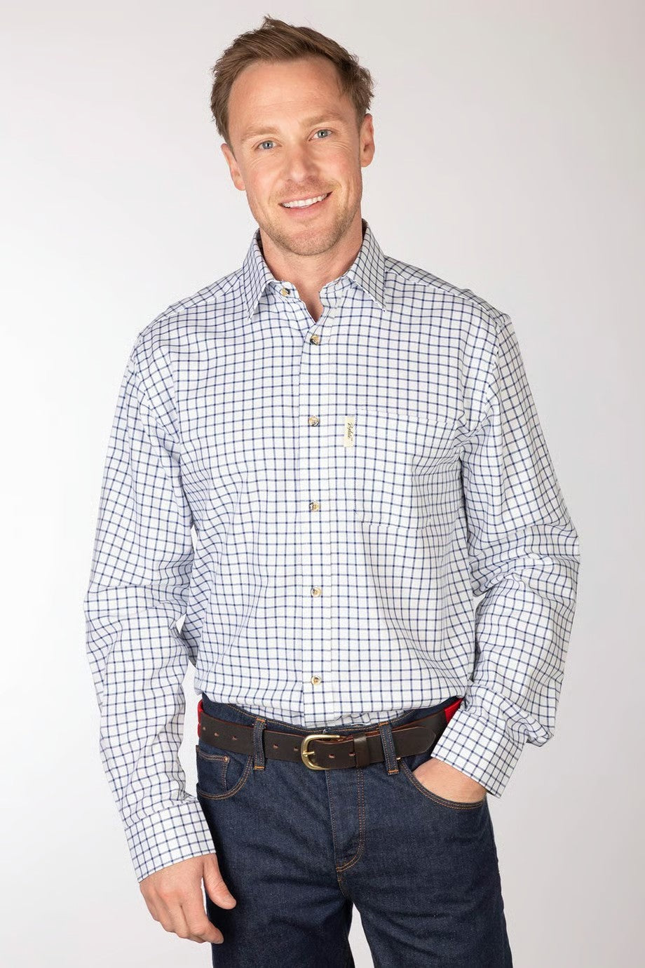 Picture of Rydale Men's Checked Long Sleeved Shirts - Richmond, 3 Colours