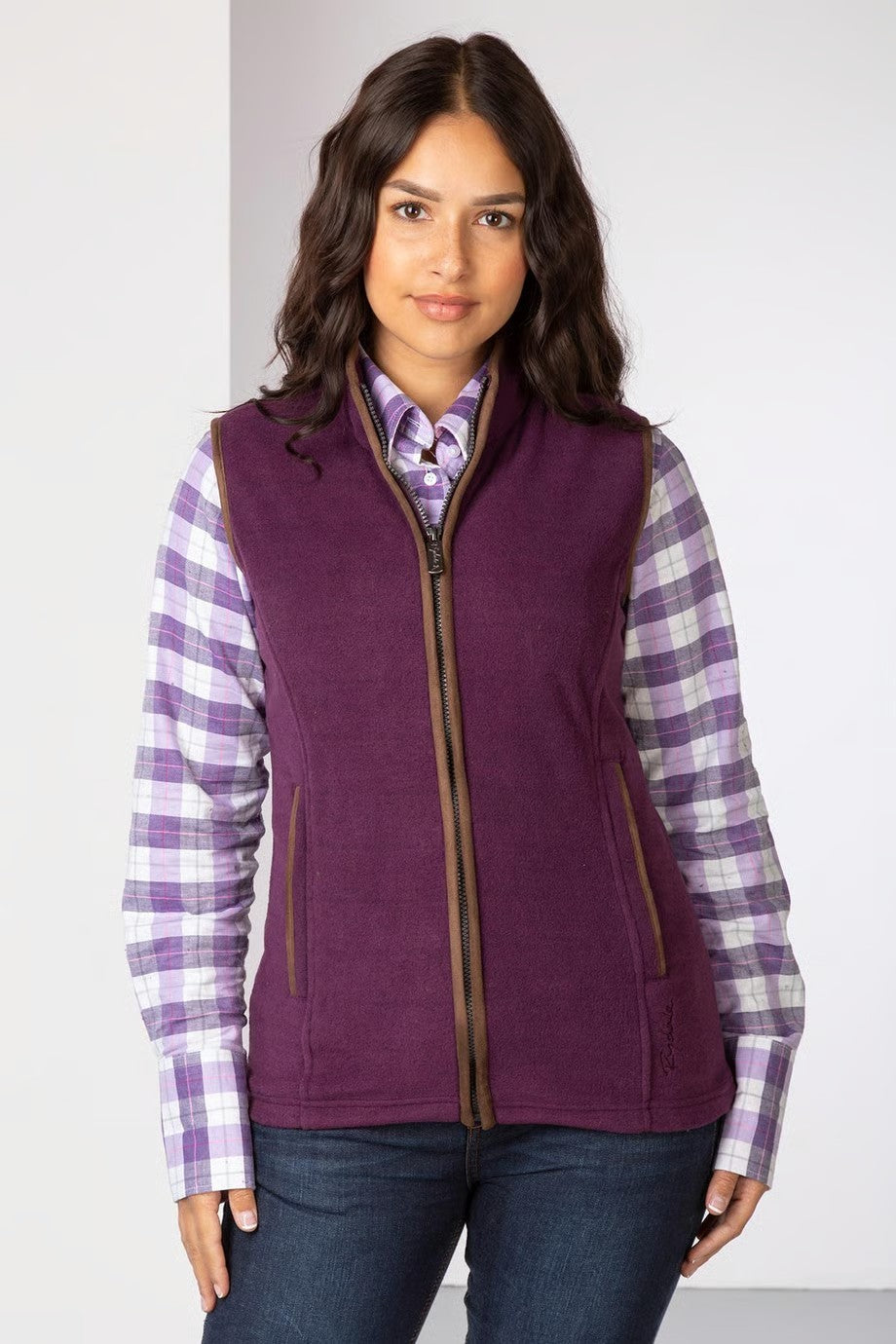 Picture of Ladies Premium Fleece Waistcoat - Huggate, 6 Colour Options