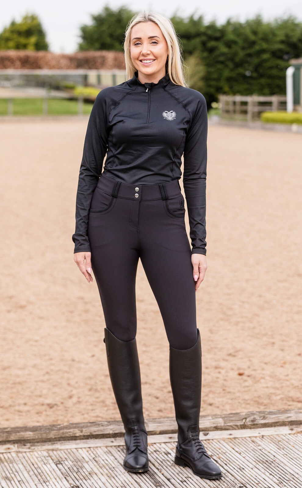 Picture of Rhinegold Pro Stretch Breeches Full Seat, Womens, Ladies, 2 Colours.
