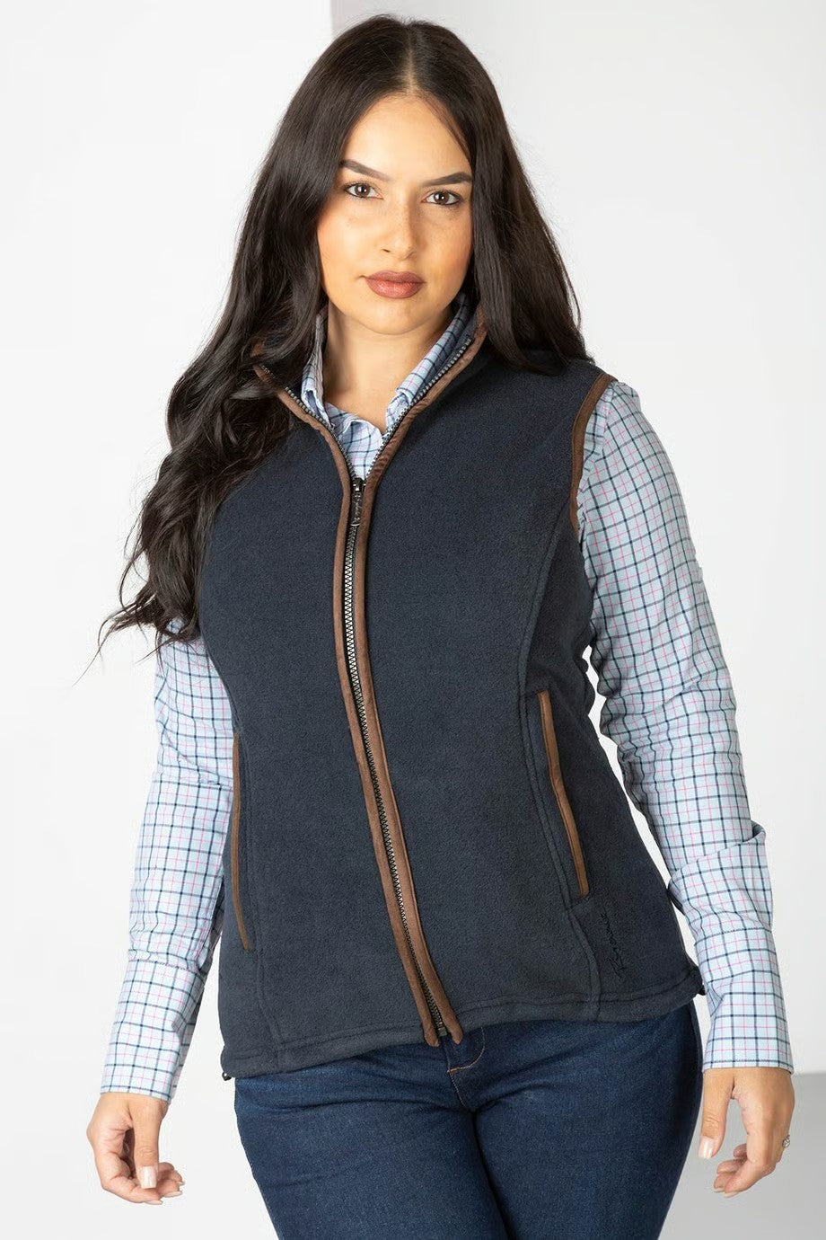 Picture of Ladies Premium Fleece Waistcoat - Huggate, 6 Colour Options