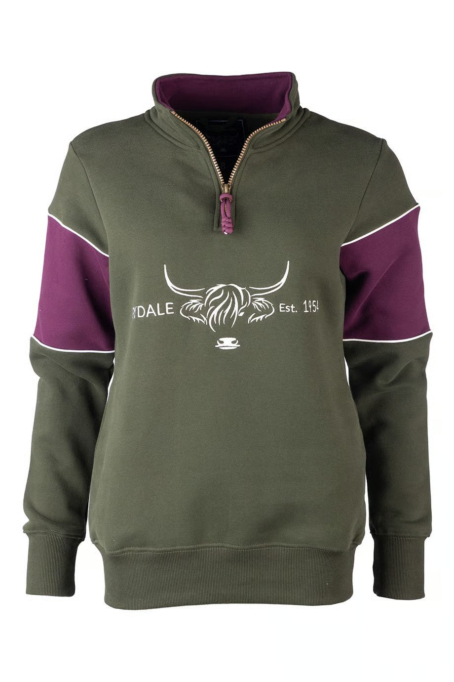 Picture of Rydale Ladies Highland Cow Sweatshirt - Byland, 10 Colour Options