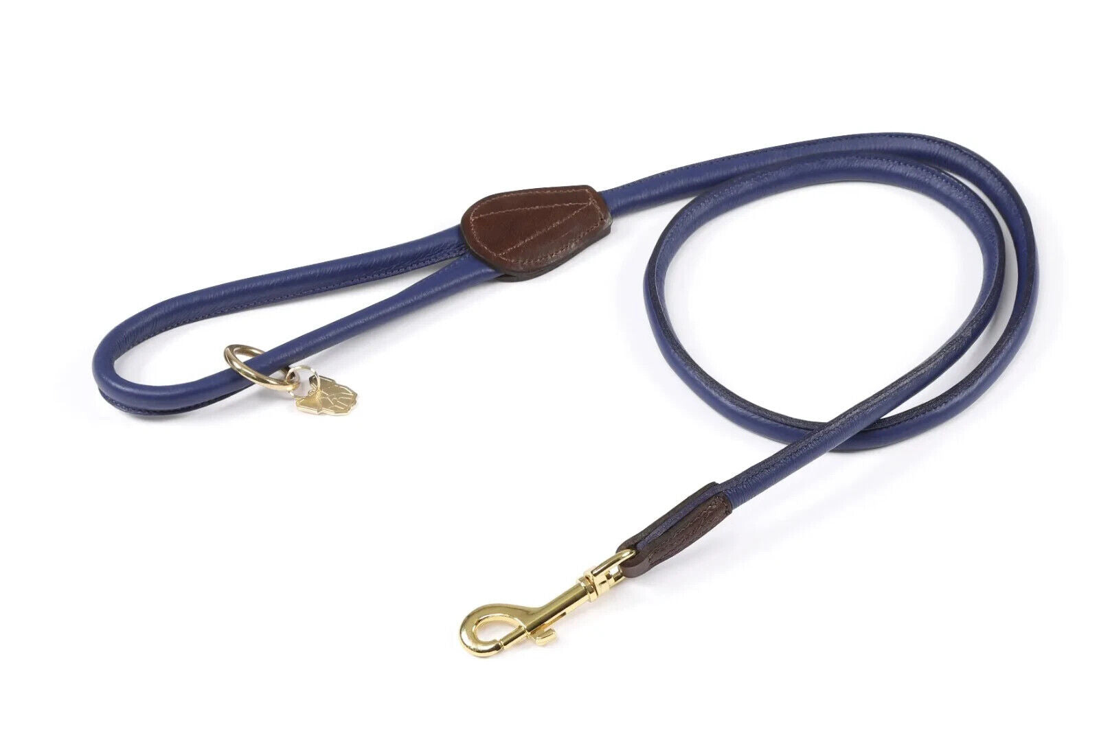 Picture of Digby and Fox Rolled Leather Dog Lead   in   Various Colours