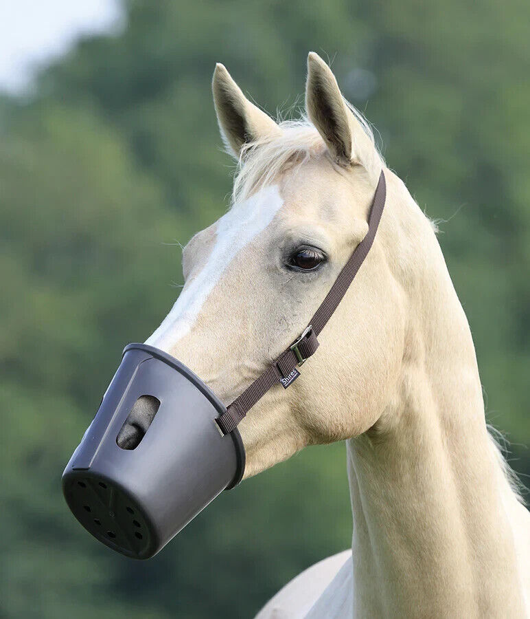 Picture of Shires Plastic Grass Muzzle, Horse Grazing Muzzle.