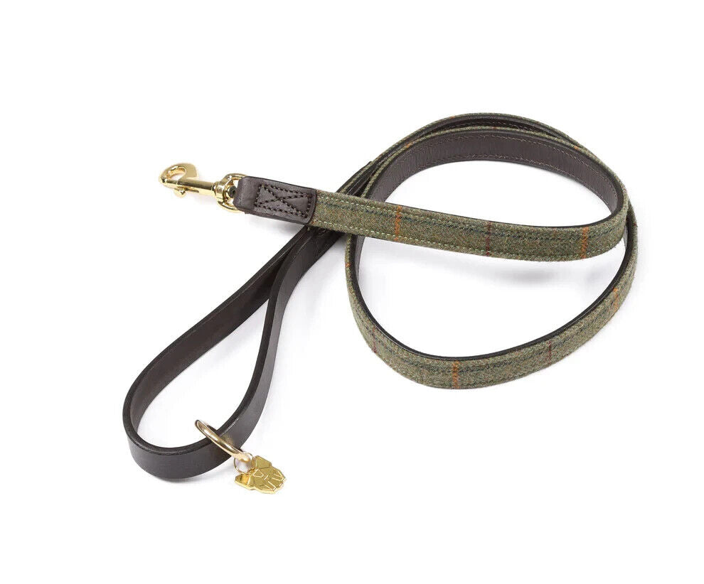Picture of Digby and Fox Tweed Dog Lead in 2 Colours, 110cm