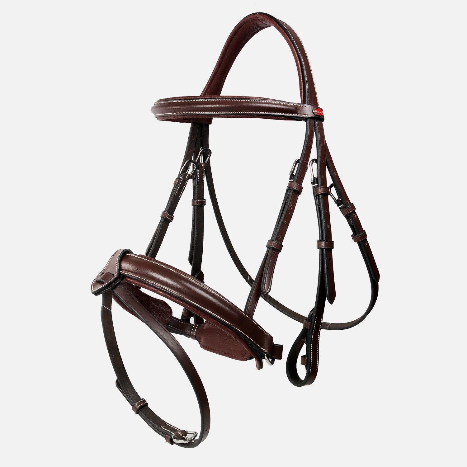 Picture of Whitaker BR048A Eastwood Crank Snaffle Bridle with Reins, 2 Colours, 3 Sizes