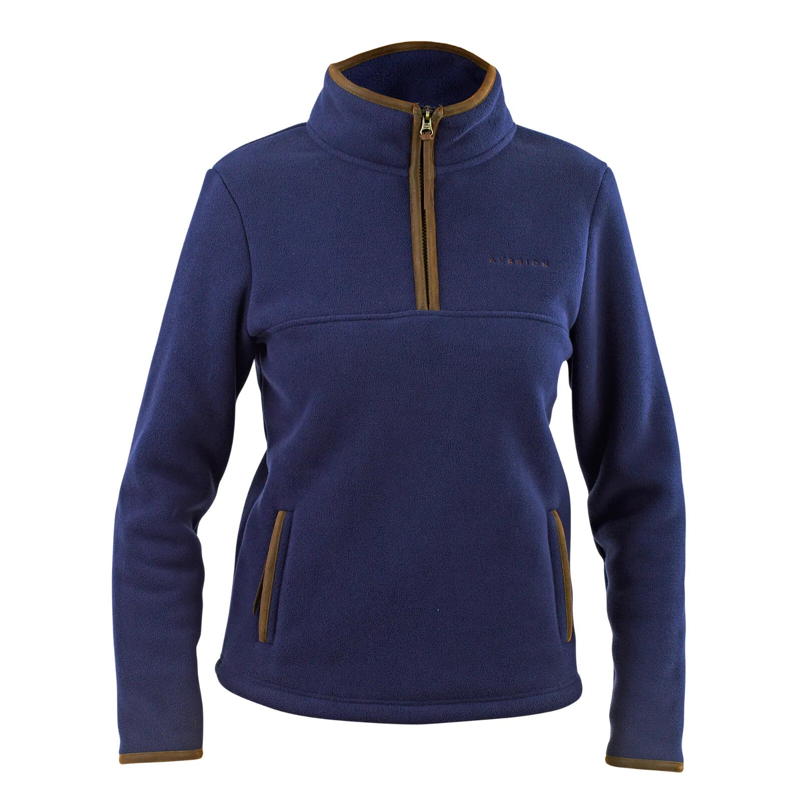Picture of Shires Aubrion Core Ladies Half Zip Fleece Jacket, Navy, XXS-XXXL, 4 Colours