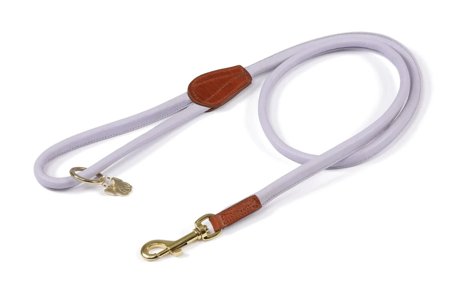 Picture of Digby and Fox Rolled Leather Dog Lead   in   Various Colours
