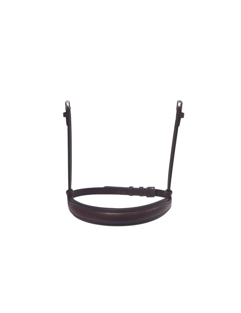 Picture of Collegiate Mono Crown Cavesson Noseband European Leather, Black, Brown, 3 Sizes.