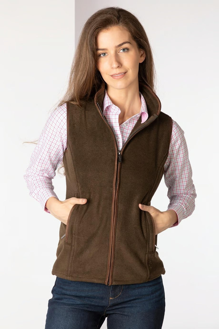 Picture of Ladies Premium Fleece Waistcoat - Huggate, 6 Colour Options