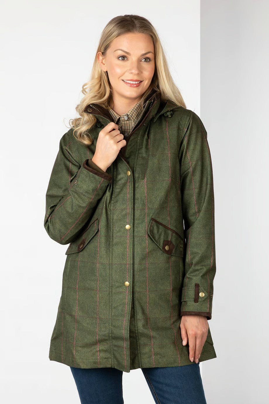 Picture of Rydale  Ladies Waterproof 3/4 Length Coat – Danby,   4 Colour Options