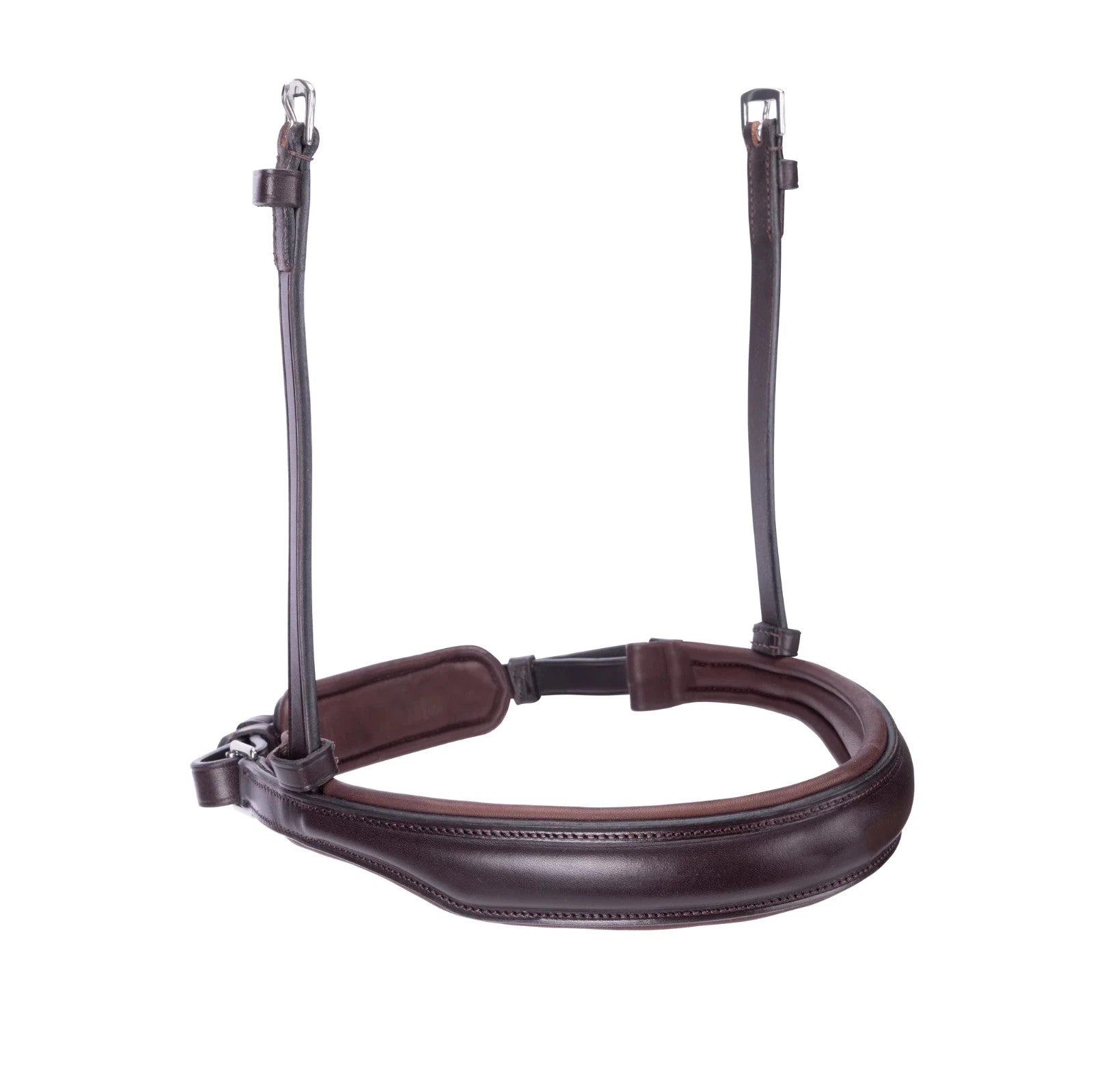 Picture of Shires Velociti LUSSO Elite Padded Cavesson Noseband, Black, Havana, 4 Sizes