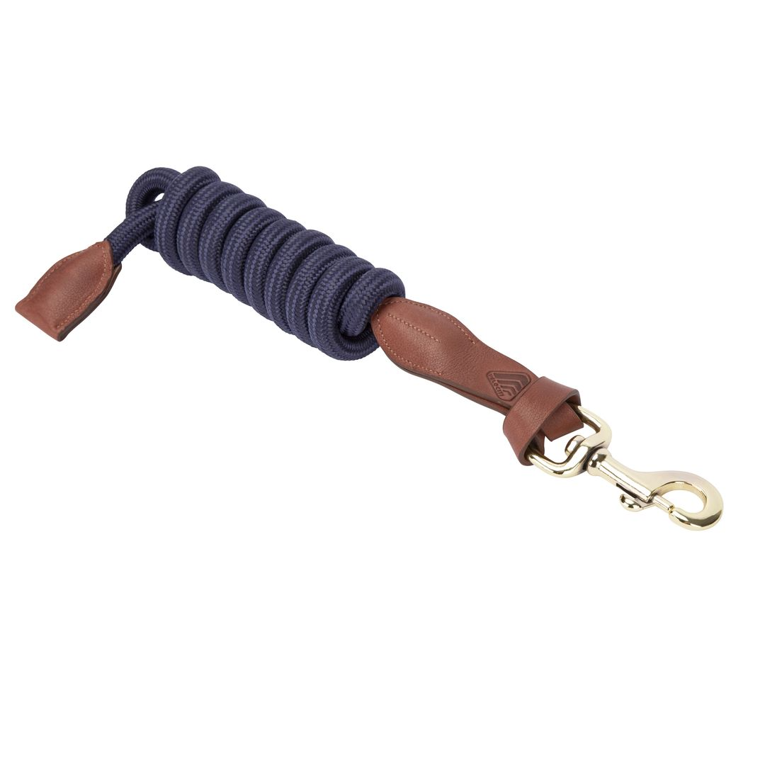 Picture of Shires Velociti Lusso Leather Lead Rope,  5 Colours, 2M long