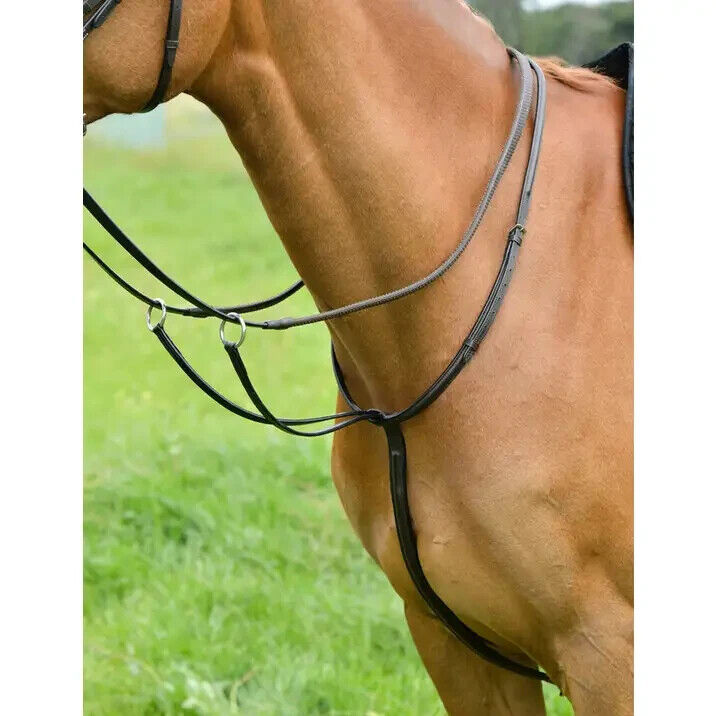 Picture of Kincade Classic Plain Raised Running Martingale, Black or Havana