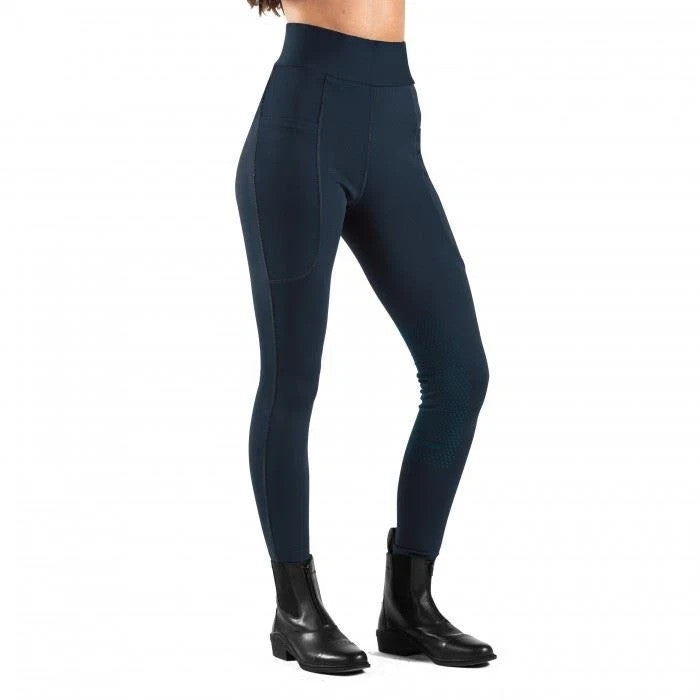 Picture of Whitaker Poynton Kids Riding Tights , Navy ,  Ages 7-14 yrs