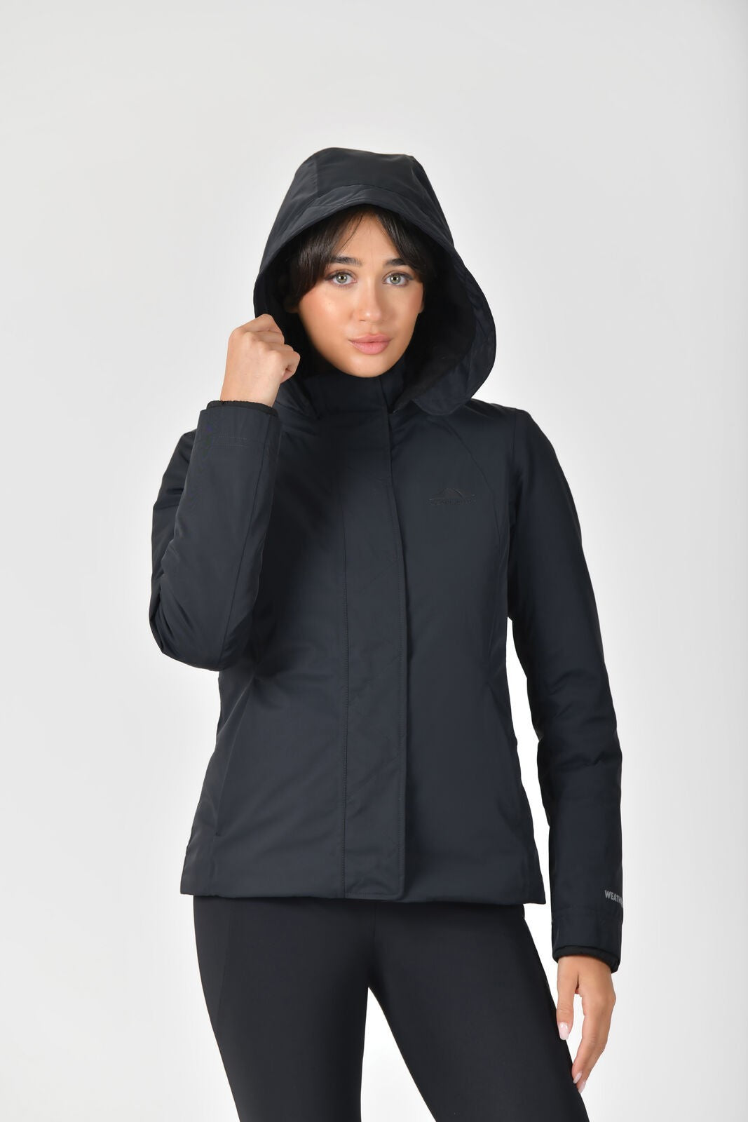 Picture of WEATHERBEETA PROTECT LADIES JACKET WITH HIGH NECK, DETACH HOOD, WATERPROOF