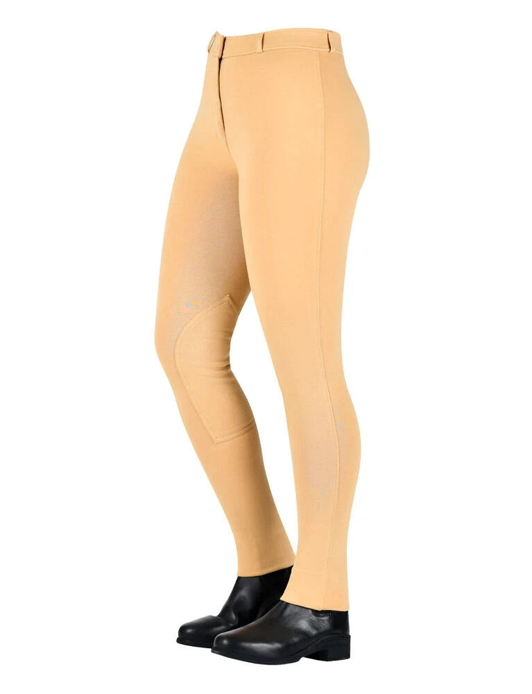 Picture of Saxon Warm Up Zip Front Jodhpurs, Ladies/Girls, 3 Colours.